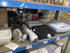 MIXED LOT CONTAINING SINKS ETC (461/9)
