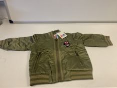 (NO VAT) 9 X BRAND NEW KIDS DIVISION BABY BOMBER JACKETS AGE 6-9 MONTHS (857/2)