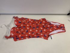 20 X BRAND NEW LEPEL RED SWIMSUITS SIZE 14 (207/9)