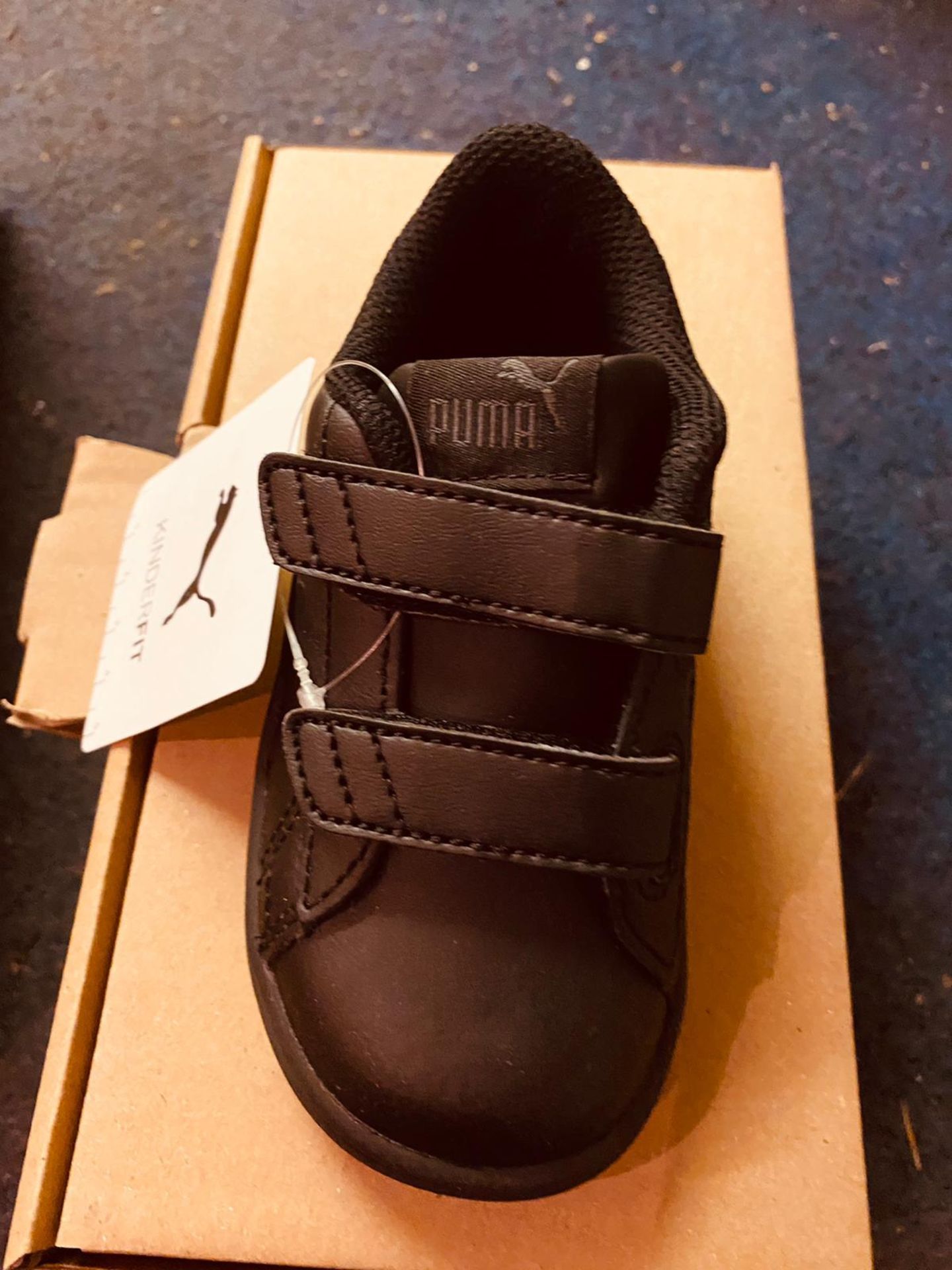 NEW AND BOXED PUMA BLACK STRAP I-6 (67/7) - Image 2 of 2