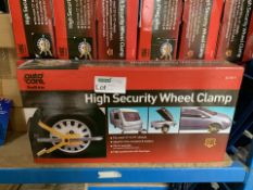 2 X BRAND NEW AUTOCARE HIGH SECURITY WHEEL CLAMPS (807/9)