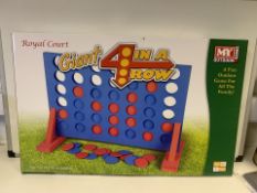 12 X BRAND NEW ROYAL COURT GIANT 4 IN A ROW GAMES IN 2 BOXES (881/2)