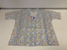 (NO VAT) 22 X BRAND NEW KIDS DIVISION MINI GIRLS FLORAL KIMONOS SIZE 4-5 (6/2)