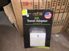 40 X BRAND NEW US TRAVEL ADAPTERS (137/16)