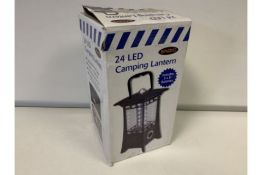 10 X BRAND NEW ENZO 24 LED CAMPING LANTERNS (883/16)