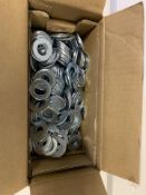 40 x NEW SEALED BOXES OF 4KG 14MM FLAT WASHERS - MEDIUM STEEL (1259/16)
