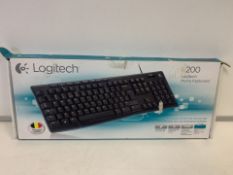 2 X LOGITECH K200 MEDIA KEYBORDS BELGUIM (317/16)