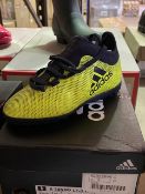 NEW & BOXED ADIDAS YELLOW X TANGO FOOTBALL BOOTS SIZE INFANT 10