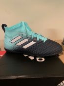 NEW & BOXED ADIDAS AQUA BLACK FOOTBALL BOOT SIZE INFANT 12