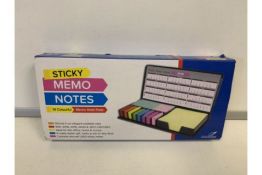 60 X BRAND NEW STICKY MEMO NOTES SET WITH CALENDARS UPTO 2021 AND 1900 STICKY NOTES IN ELEGANT