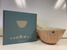 6 X BRAND NEW INDIVIDUALLY RETAIL BOXED DA TERRA BUNOL SALAD BOWLS RRP £65 EACH (HAND CRAFTED,