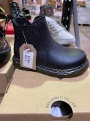 NEW & BOXED DR MARTENS AIRWAIR BLACK BOOT SIZE INFANT 7