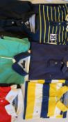 Job Lot 6x Mens Tommy Hilger Polo Tshirts Size Large A Grade Second Hand