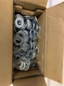 40 x NEW SEALED BOXES OF 4KG 14MM FLAT WASHERS - MEDIUM STEEL (1260/16)