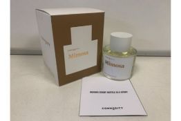 2 X BRAND NEW BOXED COMMODITY MIMOSA 100ML EDT RRP £99 EACH (989/16)