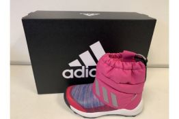 (NO VAT) 3 x NEW BOXED PAIRS OF ADIDAS RAPIDA BTW BOOTS. SIZE INFANT 12 (90/16)