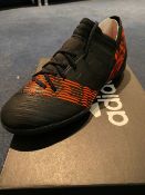 NEW & BOXED ADIDAS ORANGE/BLACK FOOTBALL BOOT SIZE JUNIOR 4