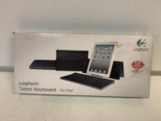 3 X LOGITECH TABLET KEYBOARDS FOR IPAD US ENGLISH 105 KEYBOARD (323/16)