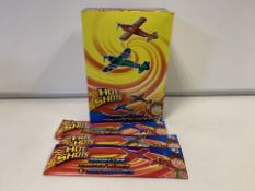 180 x NEW SEALED HOT SHOTS PROPELLER FIGHTER GLIDERS (1196/16)
