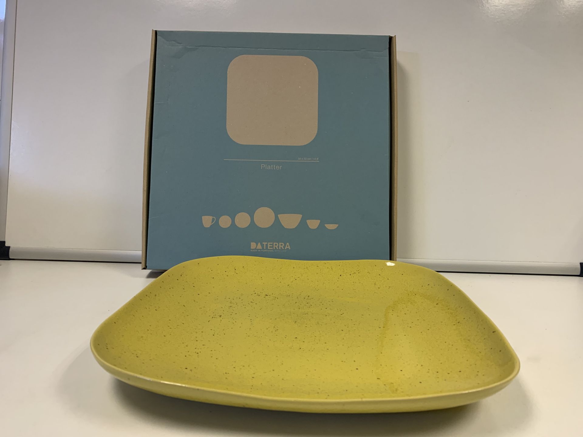 8 X BRAND NEW INDIVIDUALLY RETAIL BOXED DA TERRA LIMONCELLO PLATTER PLATES RRP £45 EACH (HAND CRAFTE