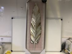 12 X BRAND NEW FEATHER FRAMED ART WORK 32.6 X 92.6 X 3.8CM