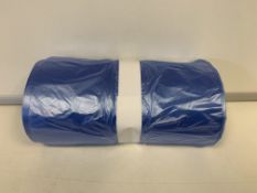 18000 X BRAND NEW BLUE HIGH DENSITY BAGS ON A ROLL FOR FOOD USE IN 4 BOXES 215 X 365 X 325MM
