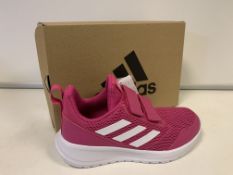 (NO VAT) 4 x NEW BOXED PAIRS OF ADIDAS ALTARUN CR K TRAINERS. SIZE JUNIOR UK 4.
