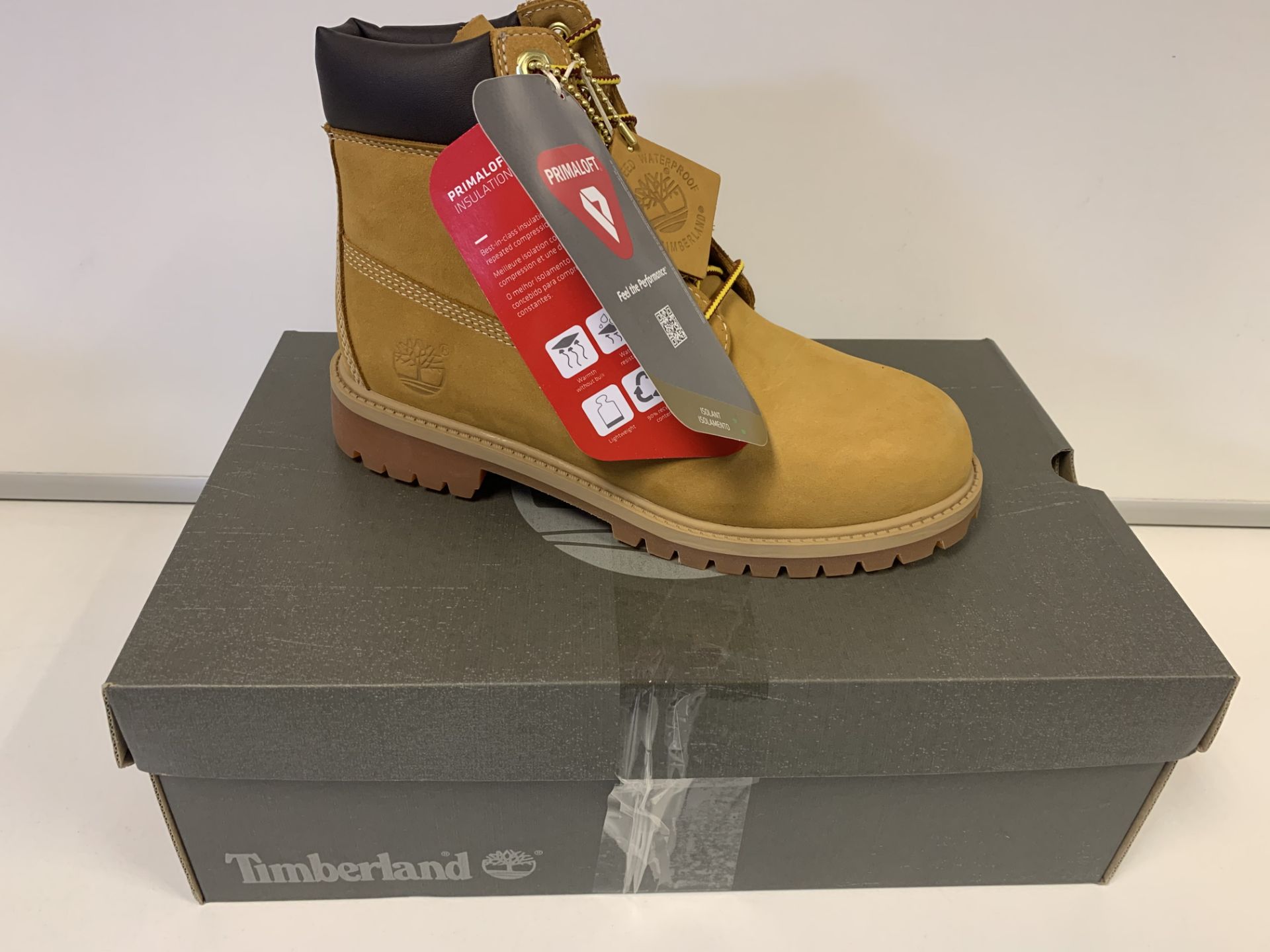 (NO VAT) 2 X BRAND NEW TIMBERLANDS WHEAT BOOTS SIZE 4