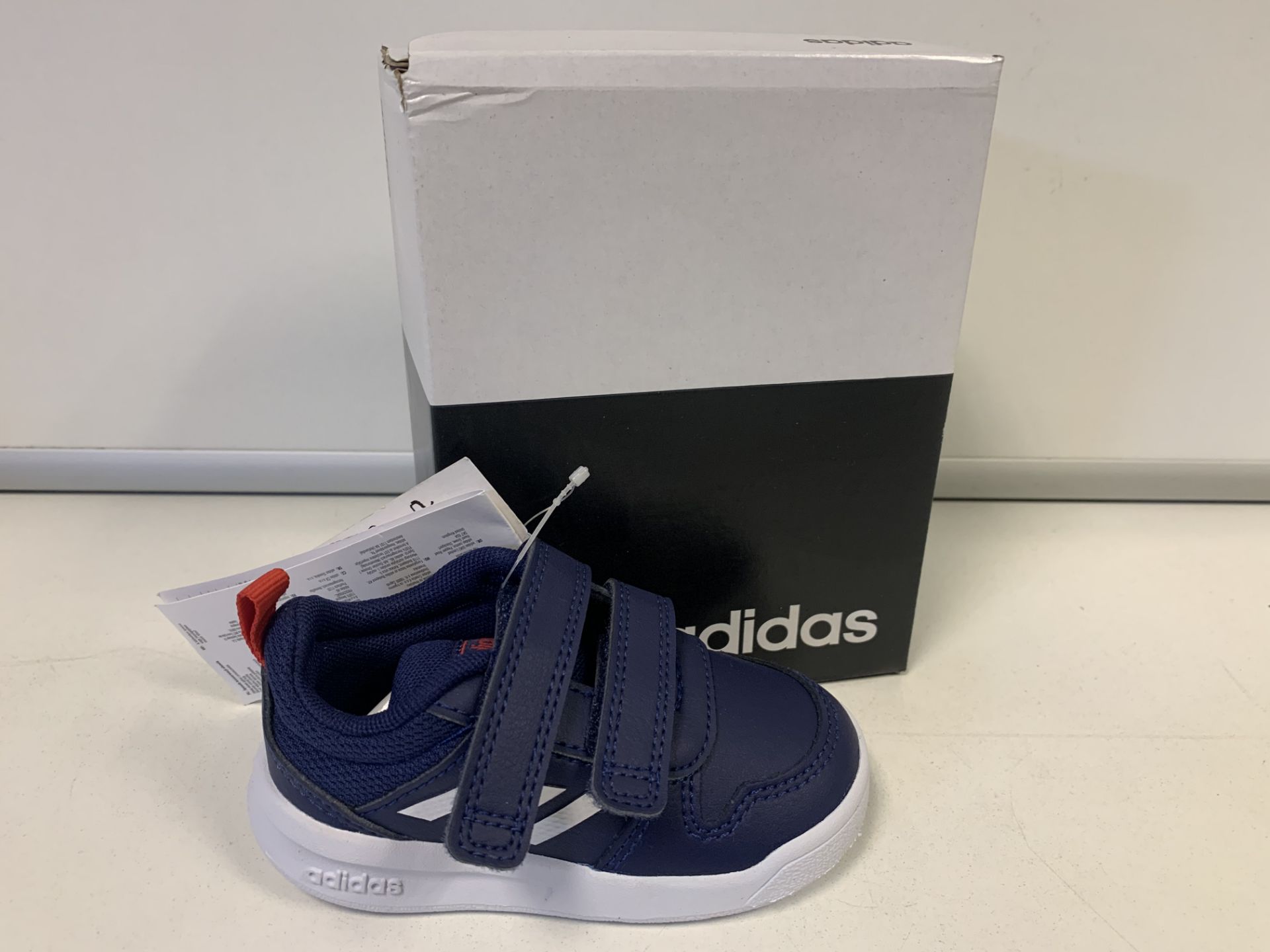 (NO VAT) 5 X BRAND NEW ADIDAS DARK BLUE TRAINERS SIZE 4K