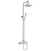 Hudson Reed Minimalist Thermostatic Bar Valve with Tiamo Riser Kit RRP over £230