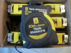 6 x 10m Contractors Tape Measures