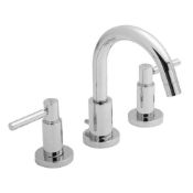 Hudson Reed - Tec Lever 3 Tap Hole Basin Mixer with swivel spout & pop up waste RRP £129