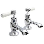 Hudson Reed White Topaz with Lever Bath Taps RRP over £140