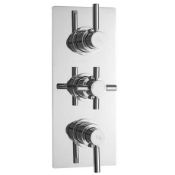 Hudson Reed Tec Pura Plus Triple Concealed Thermostatic Shower Valve with Diverter RRP over £372