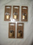 5 x Iron Padlock RRP over £5 per padlock