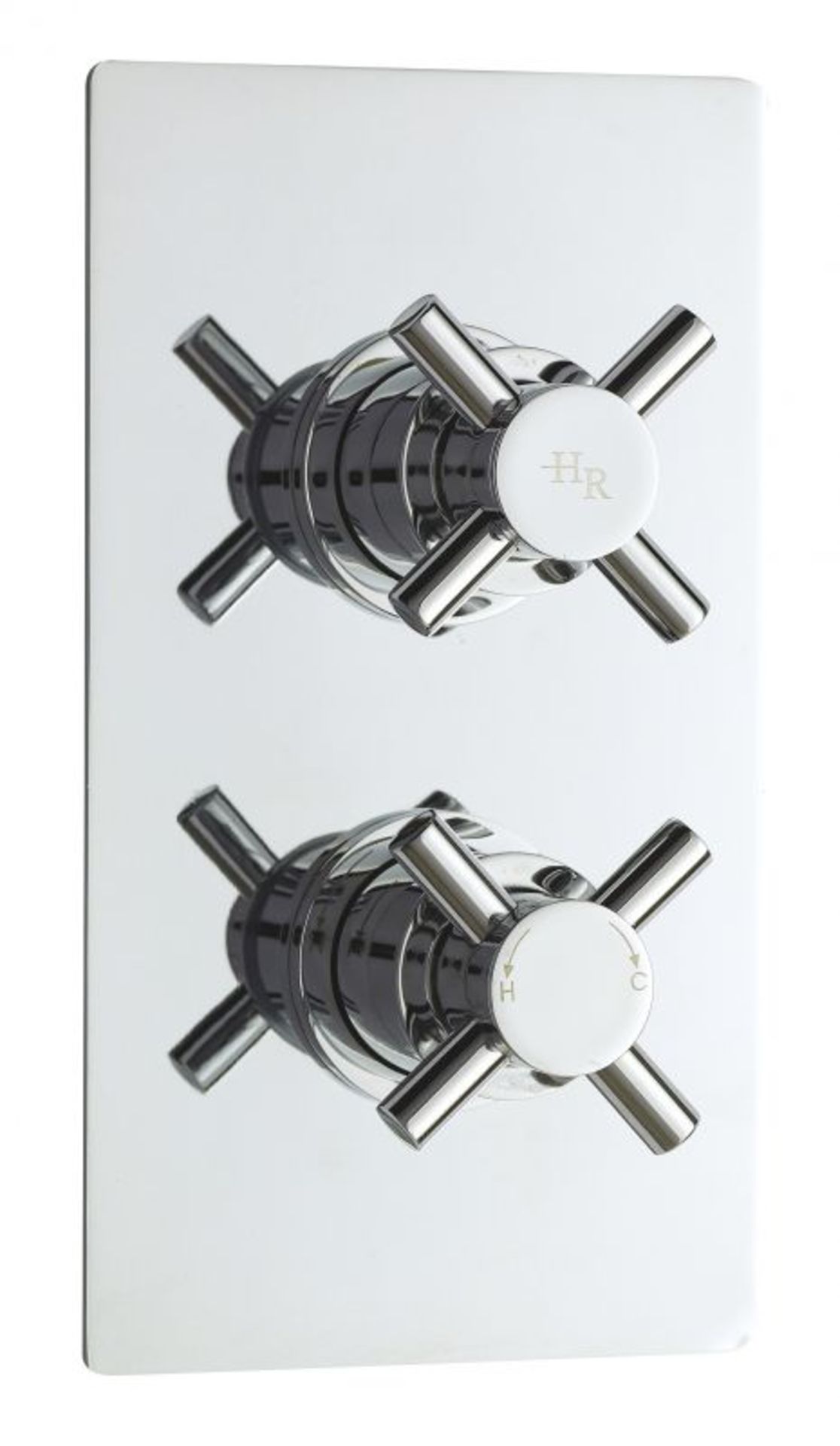 Hudson Reed Tec Crosshead Twin Thermostatic Shower Valve with Diverter RRP over £393