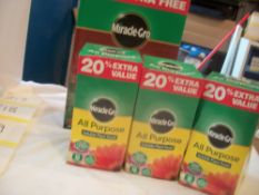 3 x Miracle-Gro All Purpose Soluble Plant Food & Miracle-Gro Evergreen