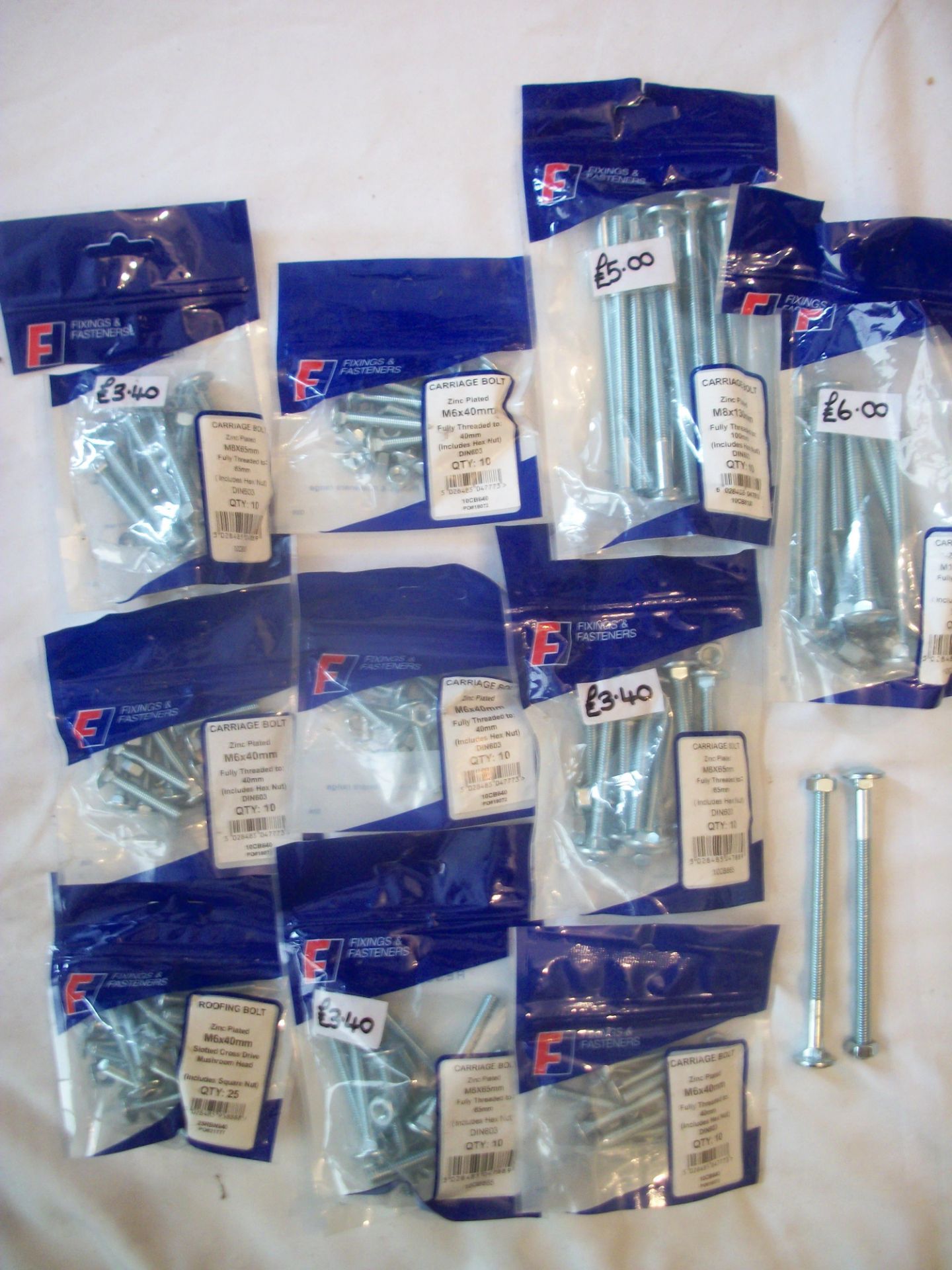 Excellent Lot of Various Size Bolts