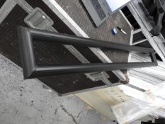 4 x Black plastic wrapped tube frames 1500 x 200mm