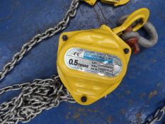 4 x .5 tonne gunnebo winch chain, job lot with chain bags in good condition