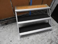 Aluminium frame treds 2 foot stage