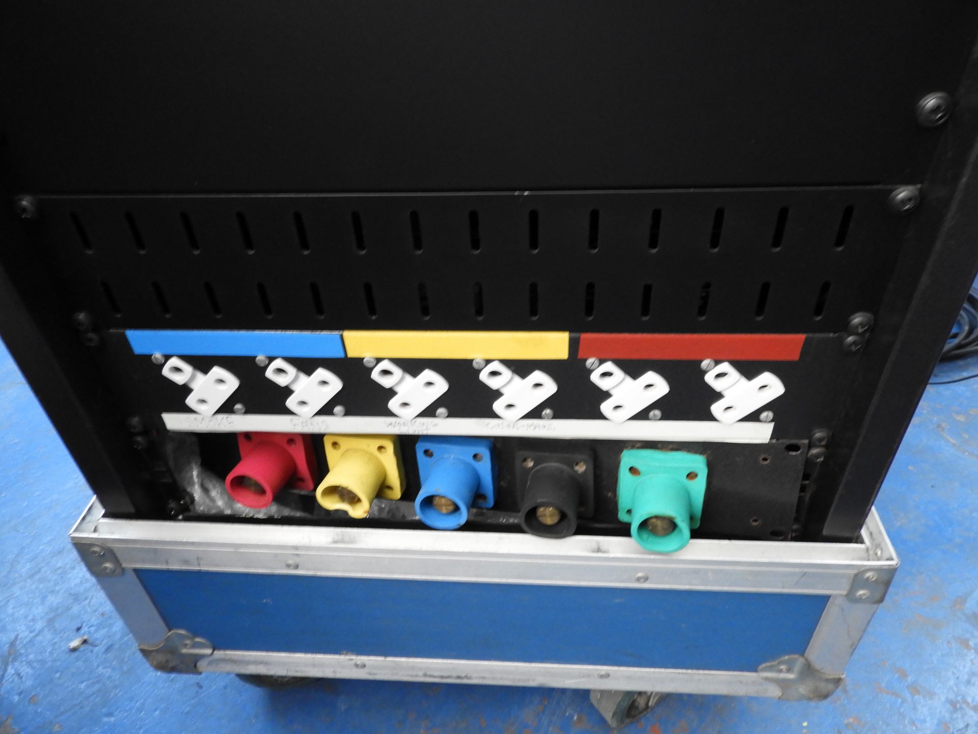 large dimmer rack containing 2 6 x 10 amp pulsar dimmer packs and 2 3 x 10 amp dimmer packs with - Image 3 of 3