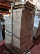 (V6) LARGE PALLET TO CONTAIN VARIOUS ITEMS TO INCLUDE TAP, SHOWER DOOR, TOILET SEATS, BATHROOM