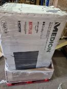 (T8) PALLET TO CONTAIN 7 x VARIOUS RETURNED TVS TO INCLUDE MEDION. SIZES INCLUCE: 43 INCH, 55 INCH