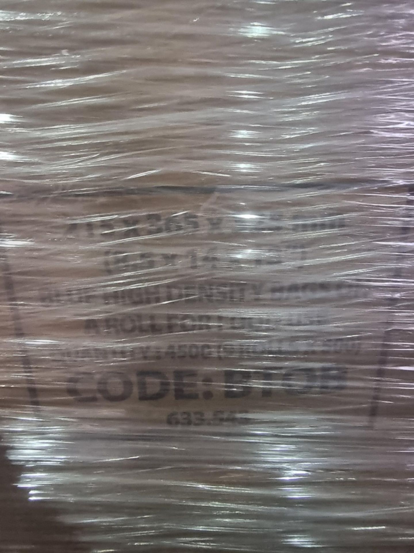 (J206) PALLET TO CONTAIN APPROX. 135 x ROLLS OF 500 BLUE HIGH DENSITY BAGS FOR FOOD USE. - Image 2 of 2