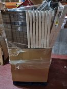 (V5) LARGE PALLET TO CONTAIN VARIOUS ITEMS TO INCLUDE DESIGNER RADIATORS, DIMPLEX OIL FILLED