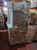 (V7) LARGE PALLET TO CONTAIN VARIOUS ITEMS TO INCLUDE QUAD SHOWER ENCLOSURE, WC UNIT, BATH SCREEN,
