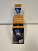 PALLET TO CONTAIN 1200 x MY BLUE INTENSE 18MG TOBACCO 2 PACK LIQUID PODS (2400 PODS TOTAL). RRP £8