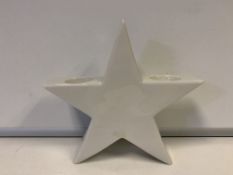 15 X BRAND NEW BOXED LARGE STAR TEALIGHT HOLDERS (425/23)