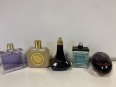 5 X VARIOUS BRANDED TESTER PERFUMES (658/23)